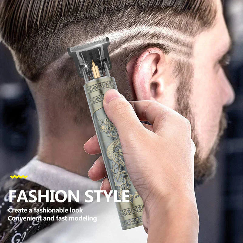 GOLDEN METAL BLADE T9 TRIMMER RECHARGEABLE & WATERPROOF