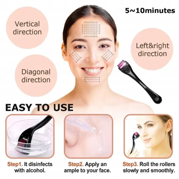 Derma Roller Titanium Micro Needling 0.5mm